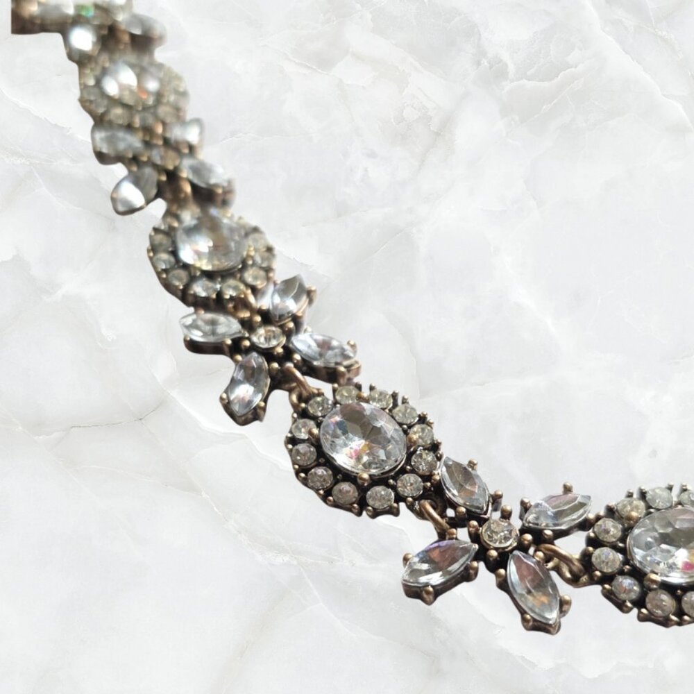 XO Rhinestone Statement Bracelet - Picture 3 of 6